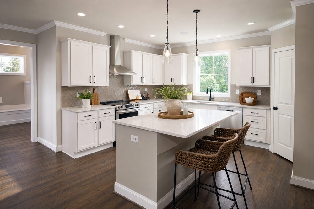 Interior kitchen repaint result
